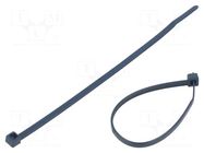 Cable tie; with metal; L: 150mm; W: 3.5mm; blue; PPMP; 130N; UL94HB HELLERMANNTYTON