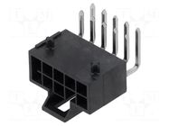 Connector: wire-board; socket; male; PIN: 10; Nano-Fit; angled; 2x5 MOLEX