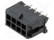 Socket; wire-board; male; Micro-Fit 3.0; 3mm; PIN: 8; Layout: 2x4 MOLEX