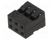 Connector: wire-wire/PCB; plug; female; PIN: 6; Milli-Grid; 2mm; 2x3 MOLEX