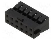 Connector: wire-wire/PCB; plug; female; PIN: 12; Milli-Grid; 2mm MOLEX