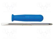 Screwdriver; Phillips,slot; 6,0x1,0mm,PH2; double-sided UNIOR