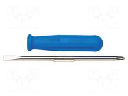 Screwdriver; Phillips,slot; PH2,6x1mm; double-sided UNIOR