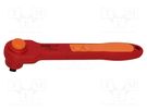 Rattle; insulated; 1/2"; with switch; Teeth: 36 UNIOR
