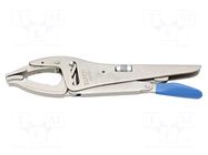 Pliers; locking; Pliers len: 250mm; tool steel; Jaw capacity: 80mm UNIOR
