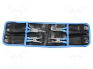 Kit: pliers; for circlip; 539/1PCT; 4pcs. UNIOR