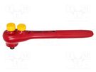Rattle; insulated; 1/2"; with switch; Teeth: 75 UNIOR