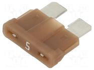 Fuse: fuse; 5A; 32VDC; automotive; 19mm; push-in; ATOF; tin alloy LITTELFUSE