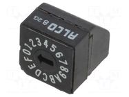 Switch: rotary; Pos: 16; 0.4A/20VAC; 0.4A/20VDC; -30÷85°C; THT; 50mΩ TE Connectivity