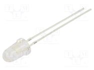 LED; UV; 8°; 20mA; P: 114mW; 390÷400nm; 3÷3.8VDC; THT OPTOSUPPLY