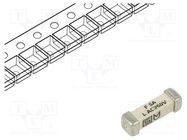 Fuse: fuse; quick blow; 5A; 250VAC; 125VDC; SMD; ceramic; 3x10.1mm SCHURTER