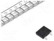 Bridge rectifier: single-phase; Urmax: 1kV; If: 1A; Ifsm: 45A; DBS SMC DIODE SOLUTIONS