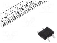 Bridge rectifier: single-phase; Urmax: 800V; If: 0.8A; Ifsm: 30A SMC DIODE SOLUTIONS