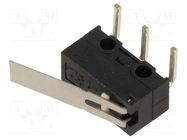 Microswitch SNAP ACTION; 3A/125VAC; 3A/24VDC; SPDT; ON-(ON); 1.5N C&K