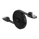 Baseus Speed Six flat network cable RJ45 1000Mbps 2m black (WKJS000101), Baseus