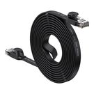 Baseus high Speed Six types of RJ45 Gigabit network cable (flat cable)10m Black, Baseus