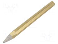 Pointed chisel; L: 200mm; Size: 16mm RENNSTEIG