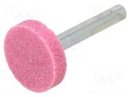 Grindingstone; Ø: 25mm; Ø: 6mm; aluminium oxide; Mounting: rod 6mm PG PROFESSIONAL