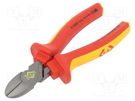 Pliers; side,cutting,insulated; 140mm C.K