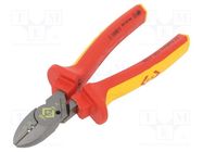 Pliers; side,cutting,insulated; 160mm C.K