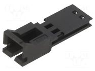 Connector: wire-wire; plug; male; PIN: 2; AMPMODU MTE; crimped; 1x2 TE Connectivity