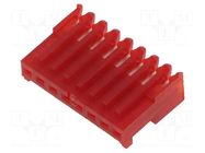 Connector: wire-board; plug; female; PIN: 8; MTA-100; 250VAC; IDC TE Connectivity