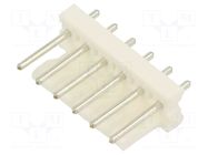 Connector: wire-board; socket; male; MTA-156; PIN: 6; straight; THT TE Connectivity