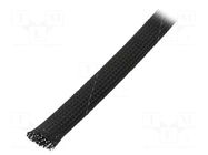 Braid; ØBraid : 11÷17nom.12mm; polyester; black; L: 50m; UL94V-0 ABB