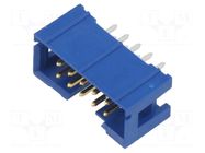 Connector: IDC; socket; male; PIN: 10; Quickie; straight; THT; 2.54mm AMPHENOL COMMUNICATIONS SOLUTIONS