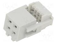 Connector: IDC; plug; female; PIN: 4; Quickie; IDC; for ribbon cable AMPHENOL COMMUNICATIONS SOLUTIONS