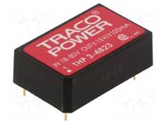 Converter: DC/DC; 3W; Uin: 18÷80VDC; Uout: 15VDC; Uout2: -15VDC; PCB TRACO POWER