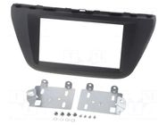 Radio frame; Suzuki; 2 DIN; black PER.PIC.