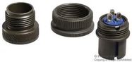 CIRCULAR CONNECTOR PLUG SIZE 14S, 3 POSITION, CABLE