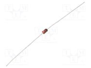 Diode: Zener; 0.5W; 43V; Ammo Pack; DO35; single diode; Ufmax: 1V DC COMPONENTS