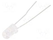 LED; amber; 5mm; 12000÷32900mcd; 15°; Front: convex; 2.1÷2.6VDC CREE LED