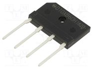 Bridge rectifier: single-phase; Urmax: 600V; If: 10A; Ifsm: 170A SHINDENGEN