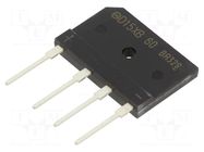 Bridge rectifier: single-phase; Urmax: 600V; If: 15A; Ifsm: 200A SHINDENGEN