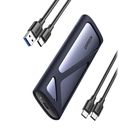 Ugreen M.2 SSD Drive Enclosure USB 3.2 Gen 2 (SuperSpeed USB 10 Gbps) gray (CM400 90264), Ugreen