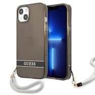 Guess GUHCP13SHTSGSK iPhone 13 mini 5.4&quot; black/black hardcase Translucent Stap, Guess