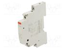 Relays accessories: auxiliary contacts; NC + NO; 18x58x85mm ABB