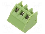 Connector: PCB terminal block; terminal; 10A; 300V; angled 45° XINYA