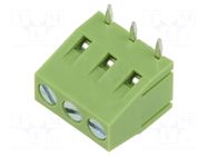 Connector: PCB terminal block; terminal; 15A; 300V; straight; 1x3 XINYA