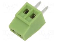 Connector: PCB terminal block; terminal; angled 90°; on PCBs XINYA