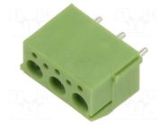 Connector: PCB terminal block; terminal; angled 90°; on PCBs XINYA