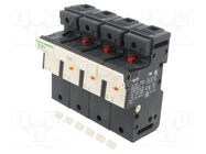 Fuse base; for DIN rail mounting; Poles: 3+N SCHNEIDER ELECTRIC