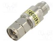 Attenuator; 2,4mm-AT male,2,4mm-AT female; Insulation: PTFE; 50Ω HIROSE