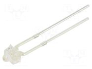 LED; orange; 1.8mm; 1500÷2000mcd; 15°; Front: convex; Pitch: 2.54mm OPTOSUPPLY