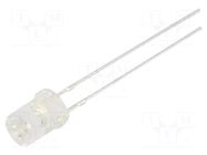LED; red; 5mm; 500÷750mcd; 120°; Front: recessed; 2.1÷2.6VDC; 78mW OPTOSUPPLY