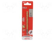 Drill bit; for metal,impact; Ø: 6mm; Kind of holder: E6,3mm; 1/4" Milwaukee
