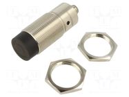Sensor: inductive; OUT: PNP / NO; 0÷15mm; 10÷30VDC; M30; IP68; brass BALLUFF